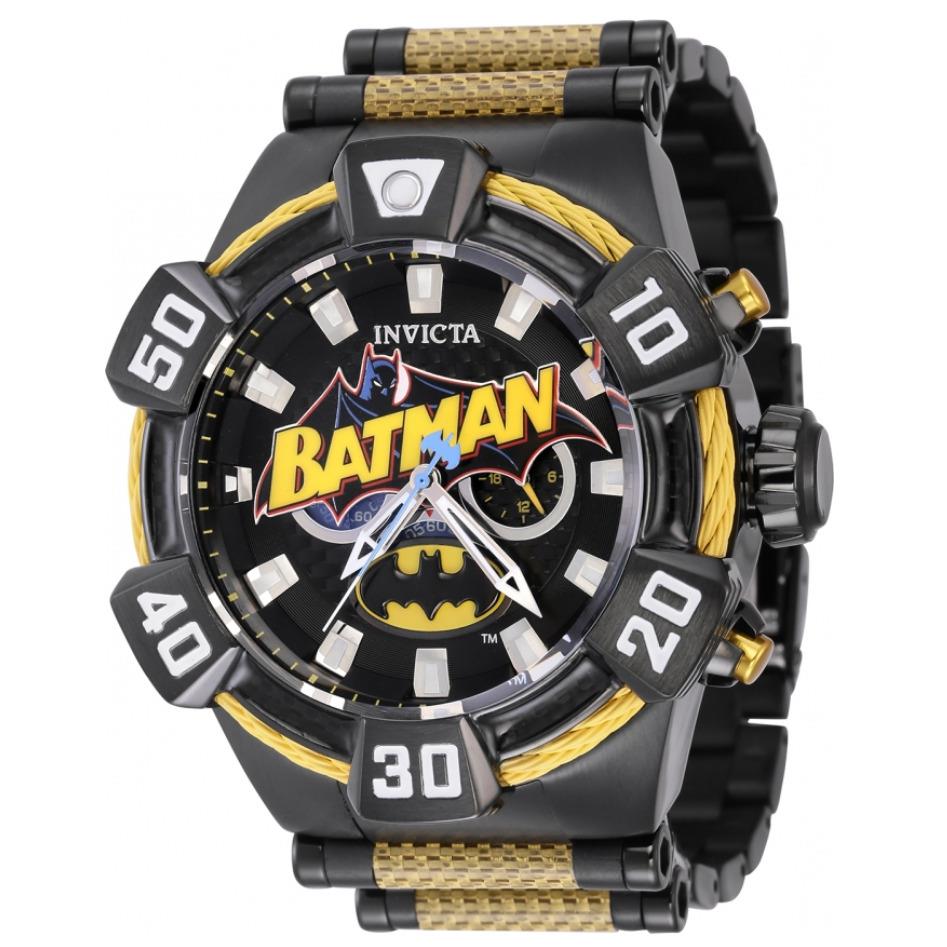 Invicta DC Comics Batman Men`s 52mm Carbon Fiber Limited Chronograph Watch 41135