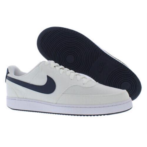 Nike Court Vision Lo Cnvs Mens Shoes Size 9.5 Color: White/black