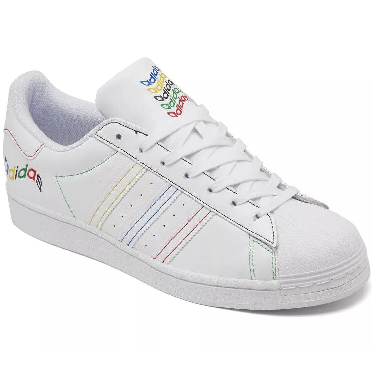 Adidas Superstar Vegan GY8066 Men`s Casual Sneakers Classic Shoes White Size 14