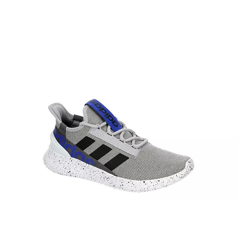 Adidas Kaptir 2.0 Ortholite Cloudfoam Men`s Athletic Running Low Top Shoes Gray/Black/Blue