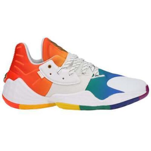 Adidas FX4797 Mens Harden Vol. 4 Pride Basketball Sneakers Shoes Casual