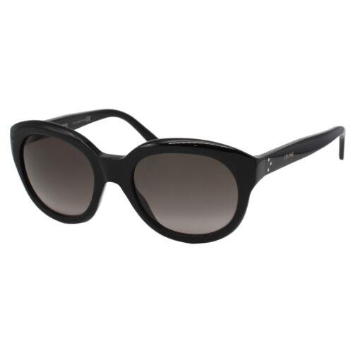 Celine CL 40071I 01F Shiny Black Women s Gray Gradient Sunglasses 56-20-140