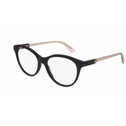 Gucci GG 0486O 004 Black/transparent Eyeglasses