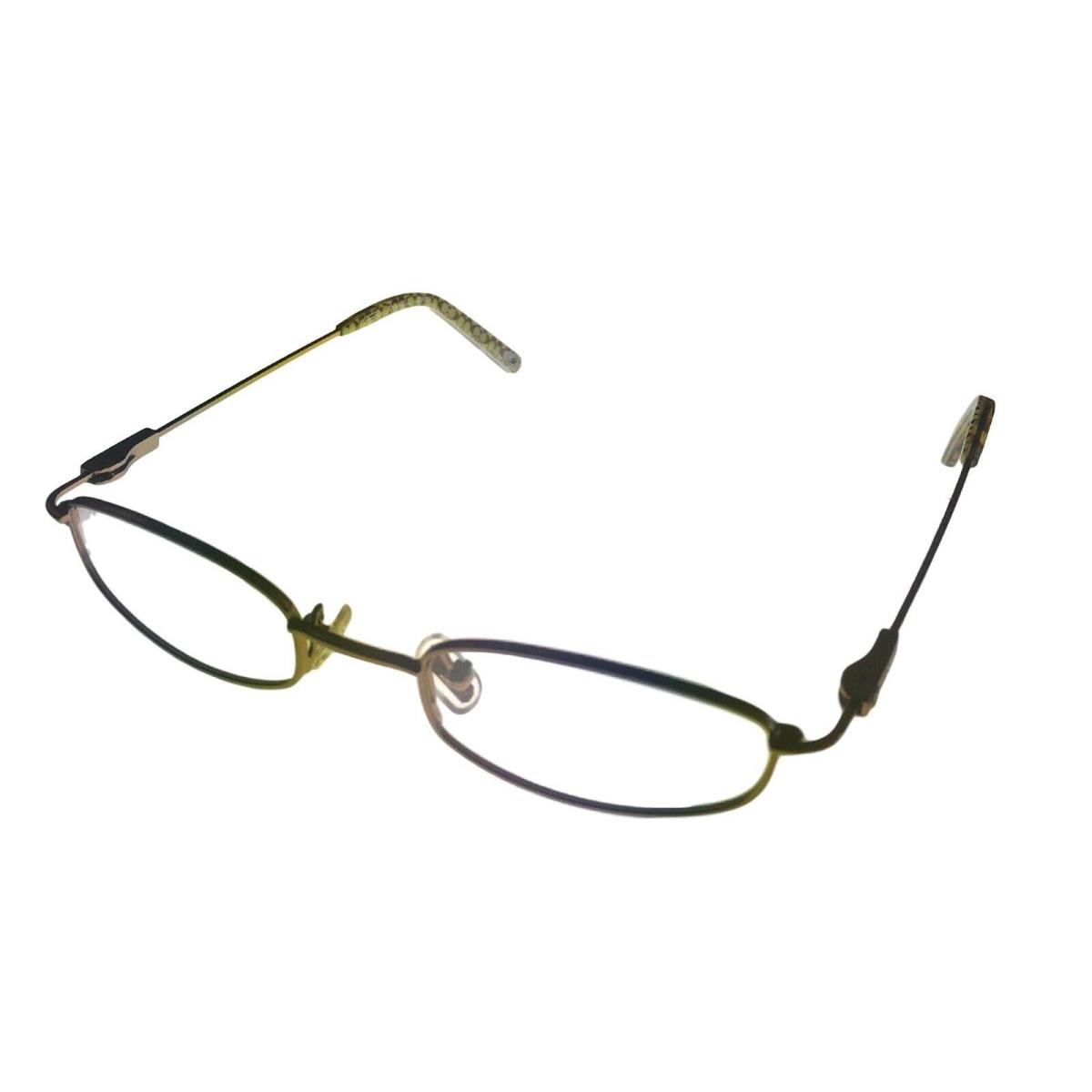 Coach Women`s Eyeglasses Optical Frame Jenna 112 Sand Metal Rectangle 45MM