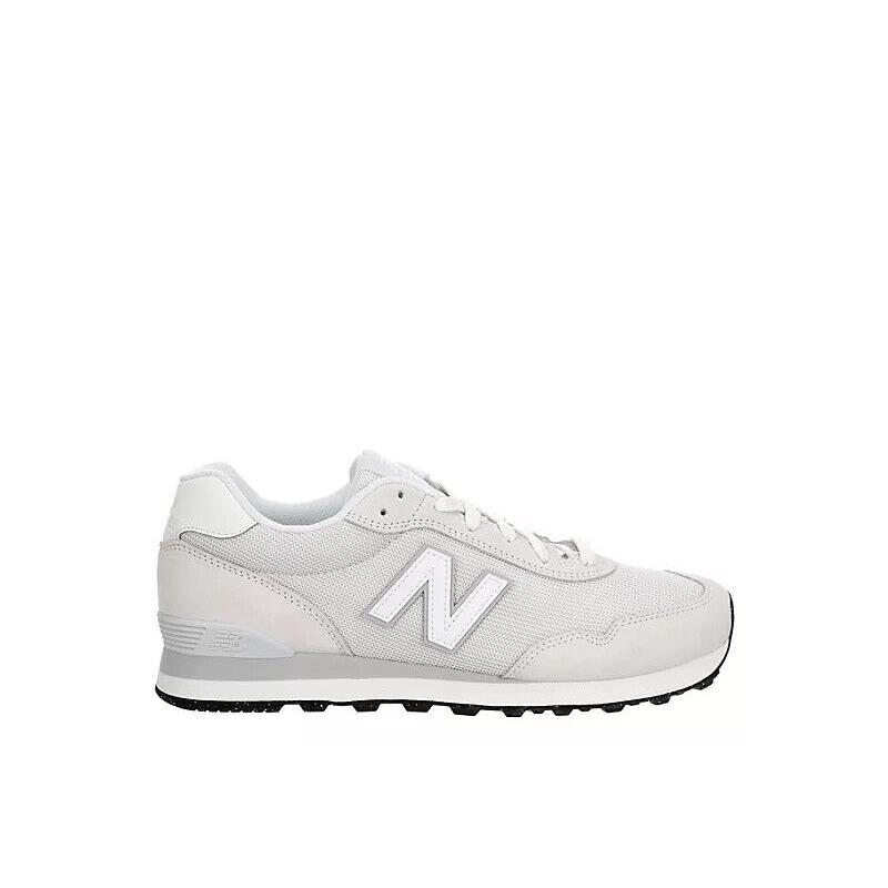 New Balance 515 Men`s Suede Athletic Running Low Top Training Shoes Sneakers All White