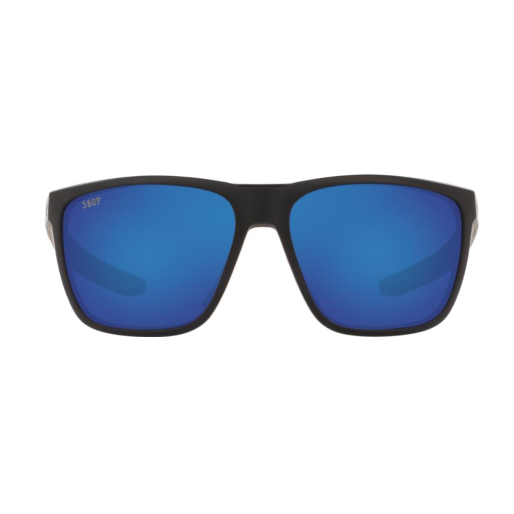 Costa Del Mar Ferg Polarized Sunglasses - Frame: MatteBlack, Lens: BlueMirror