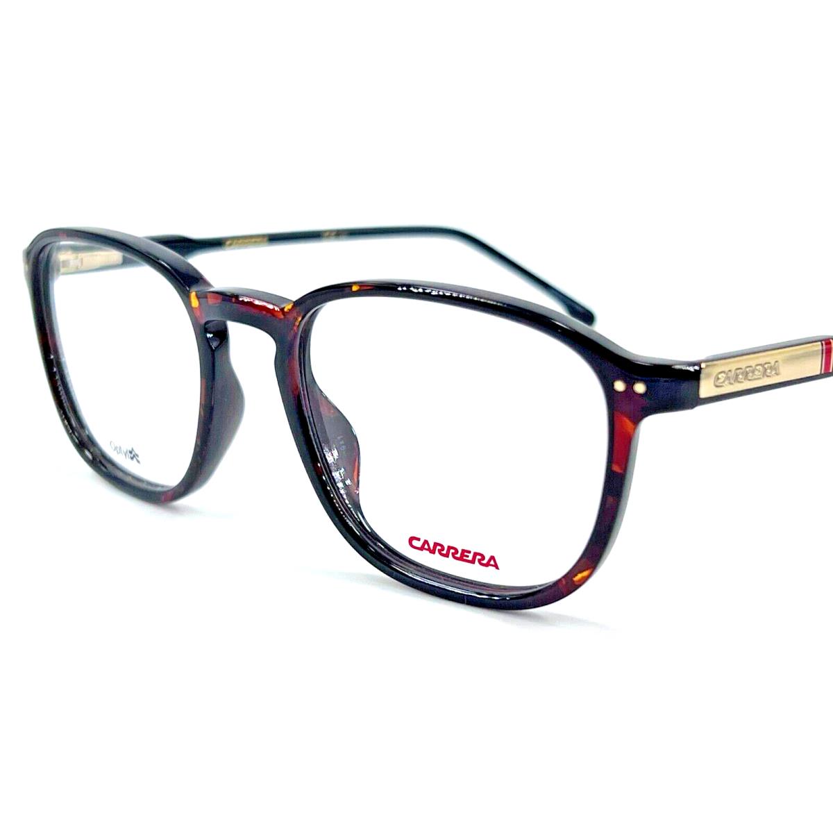 Carrera CA201 Men`s Plastic Eyeglass Frame 0086 Dark Havana 51-20 W/case