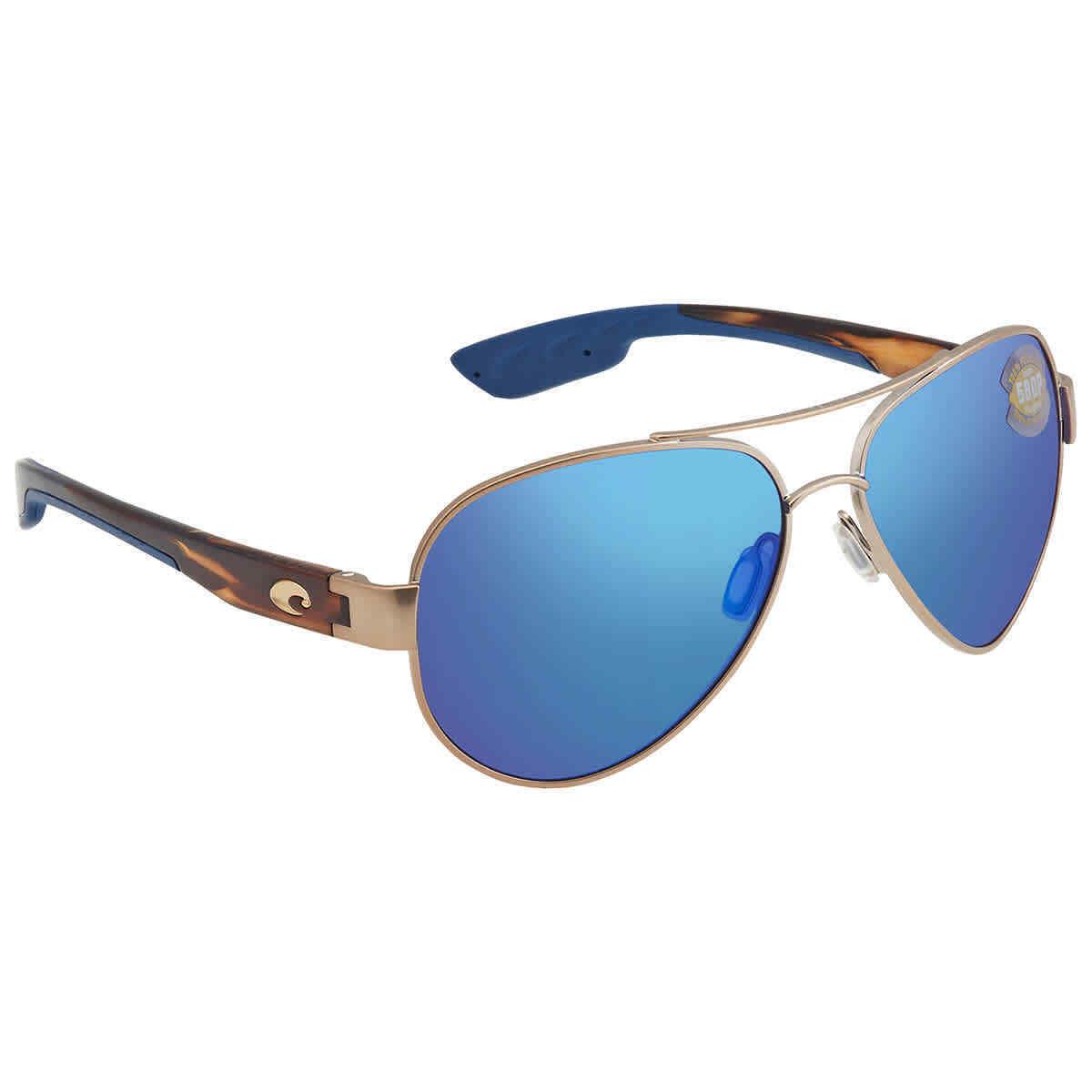 Costa Del Mar South Point Blue Mirror Polarized Unisex Sunglasses 6S401040103759