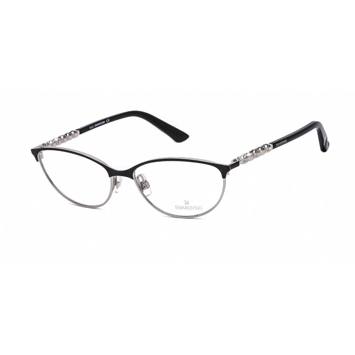 Swarovski SK 5139 001 Shiny Black Designer Eyeglasses Frames 55-16