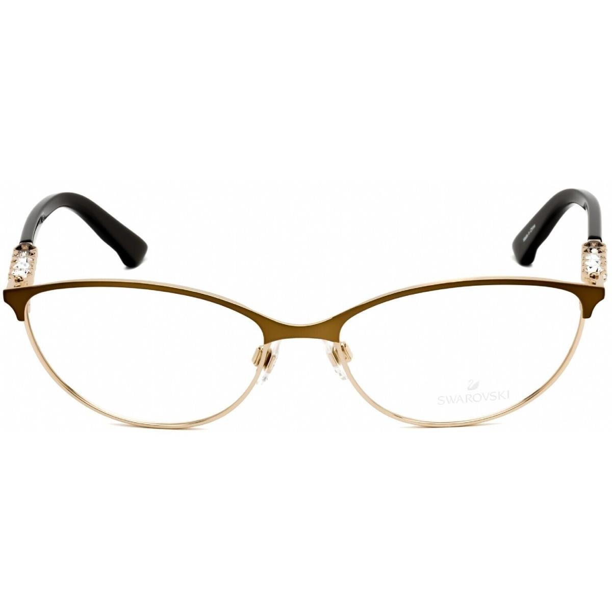 Swarovski SK 5139 036 Shiny Dark Bronze Eyeglasses Frames 55-16 ...