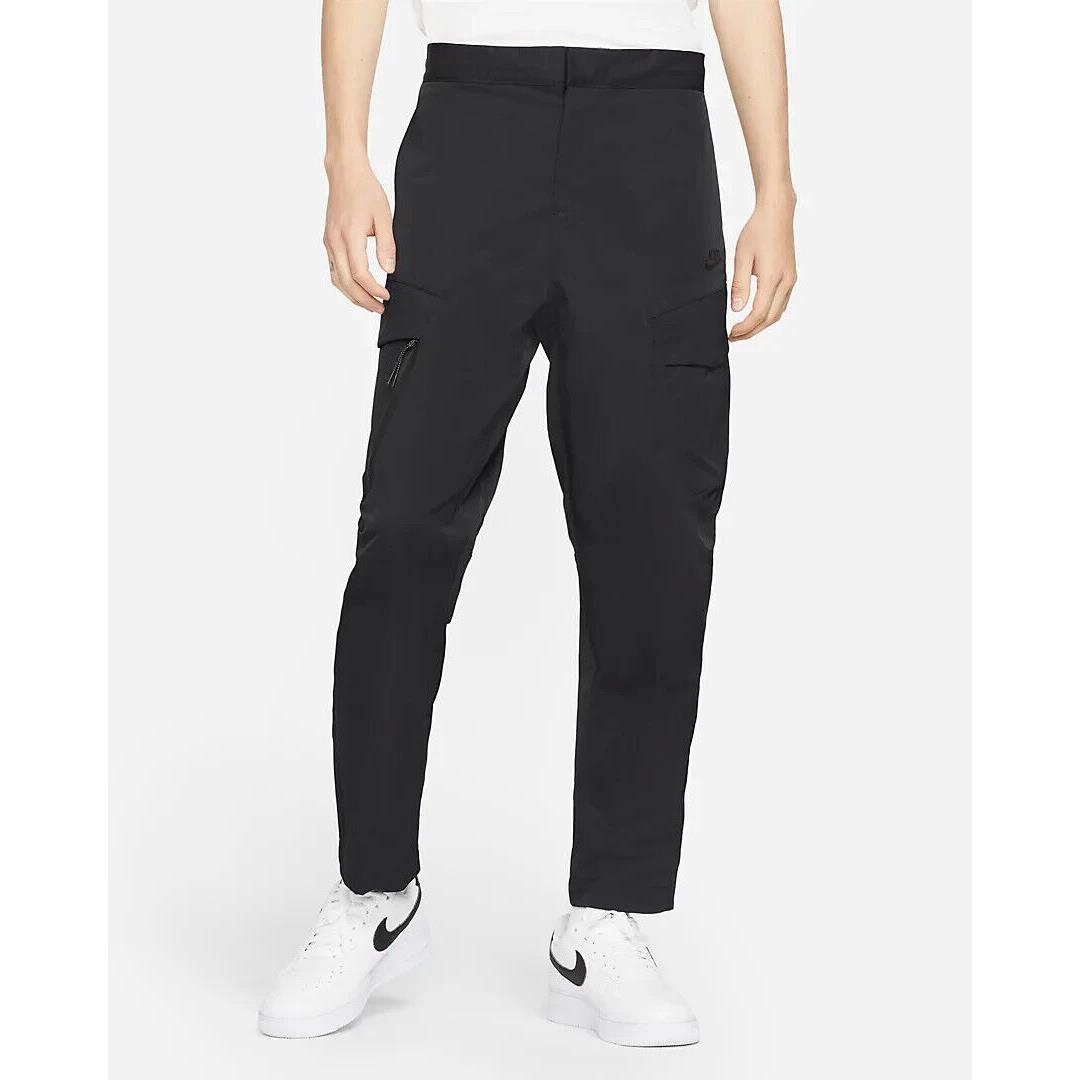 Nike Sportswear Men`s Tech Essentials Woven Cargo Pants Black Size 34 DH3866-010