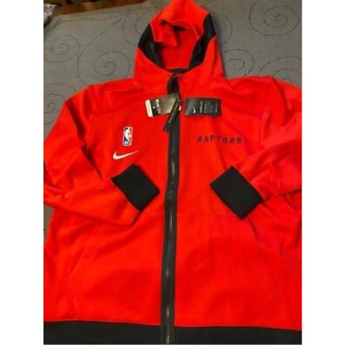 Nike Toronto Raptors Nba Basketball Hoodie Jacket Size 2XL Men