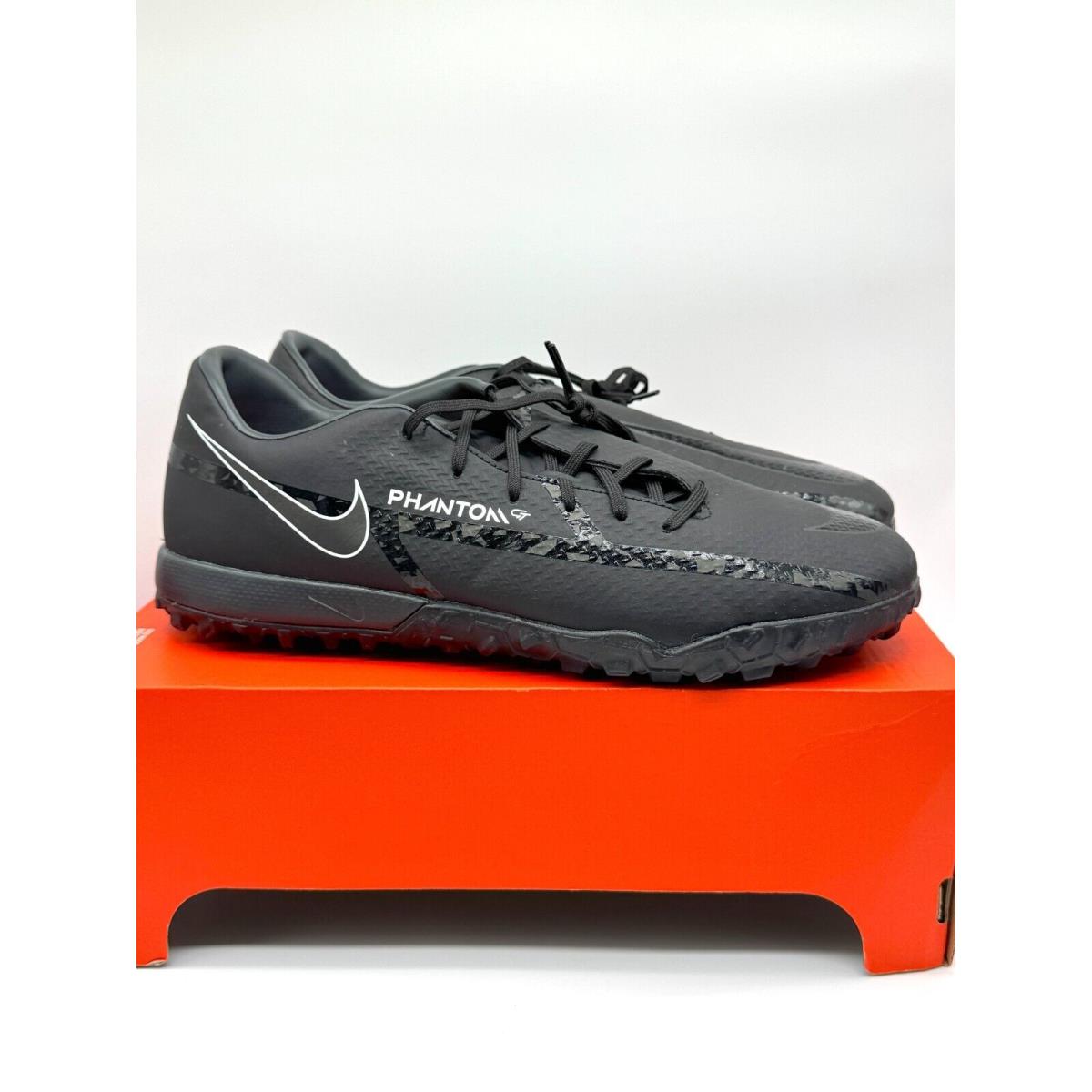 Nike Mens Phantom GT2 Academy Turf Soccer Shoes Size 12 Black DC0803-001