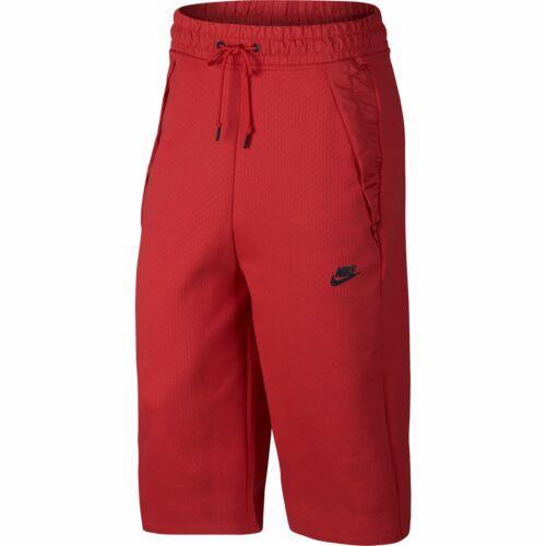 Nike Sportswear Tech Fleece Women`s Relaxed Fit Capri`s Pants Red 832648-602