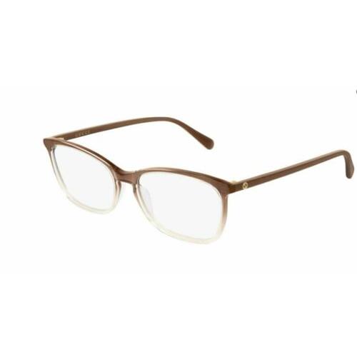 Gucci GG 0548O 007 Brown/crystal Eyeglasses