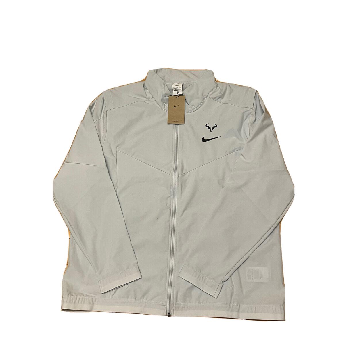 Nike Court Rafa Nadal Dri-fit Tennis Jacket Light Gray DD8537-043 Men s Size 2XL