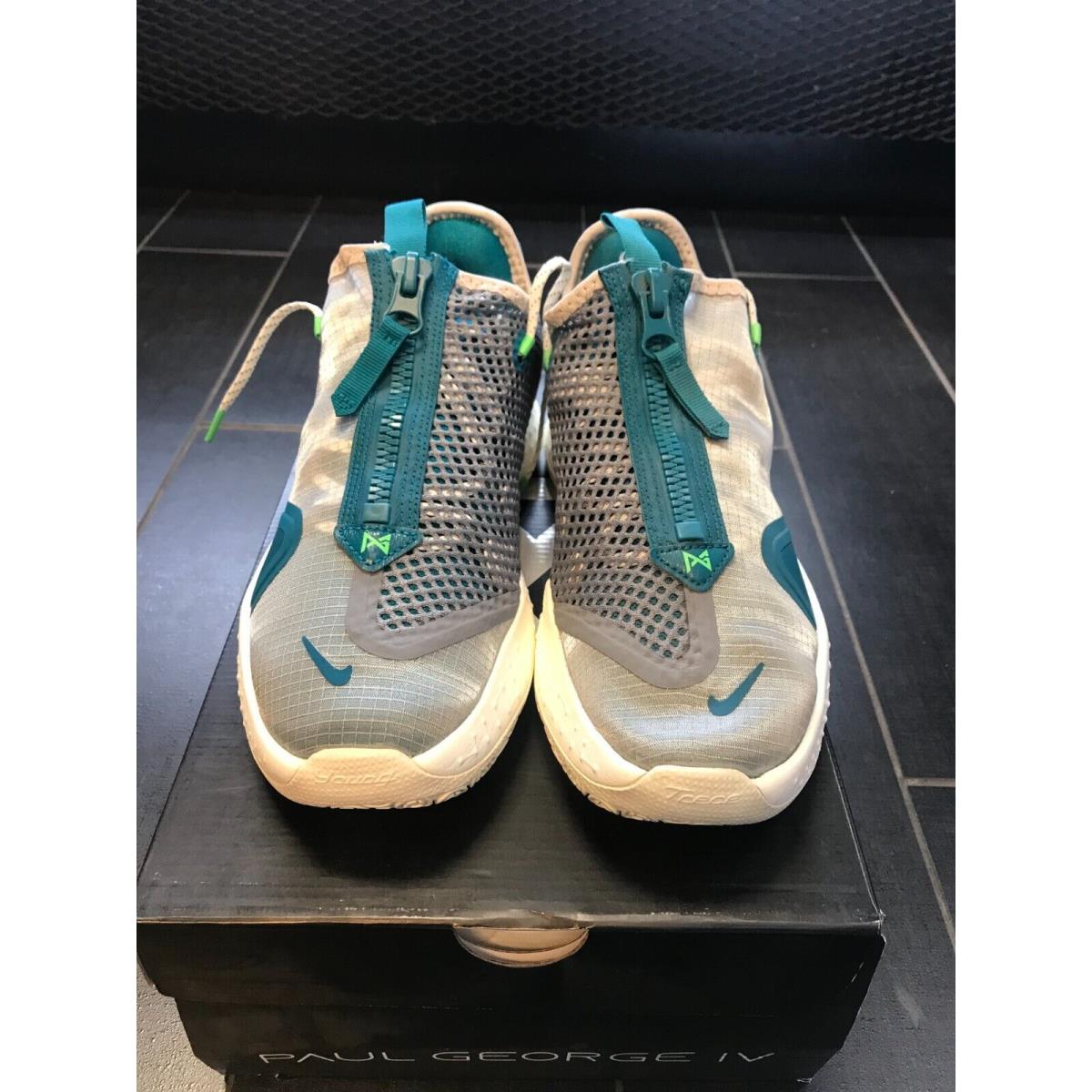 Men Nike PG 4 PCG Men's Teal Paul George Shoes CZ2240-200 Size 9, 9.5