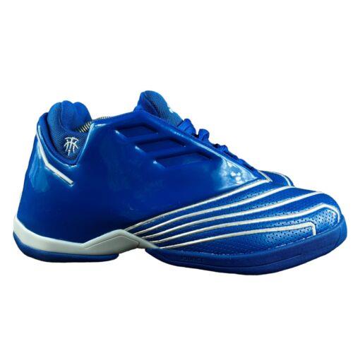 Adidas Men`s T-mac 2.0 Restomod All Star Blue Basketball Shoes FX4064 Size 7.5 - Blue