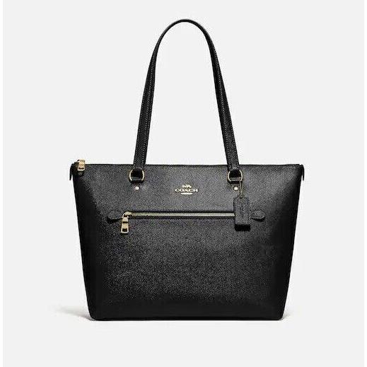 Coach Gallery Tote Shoulder Bag - Black Black