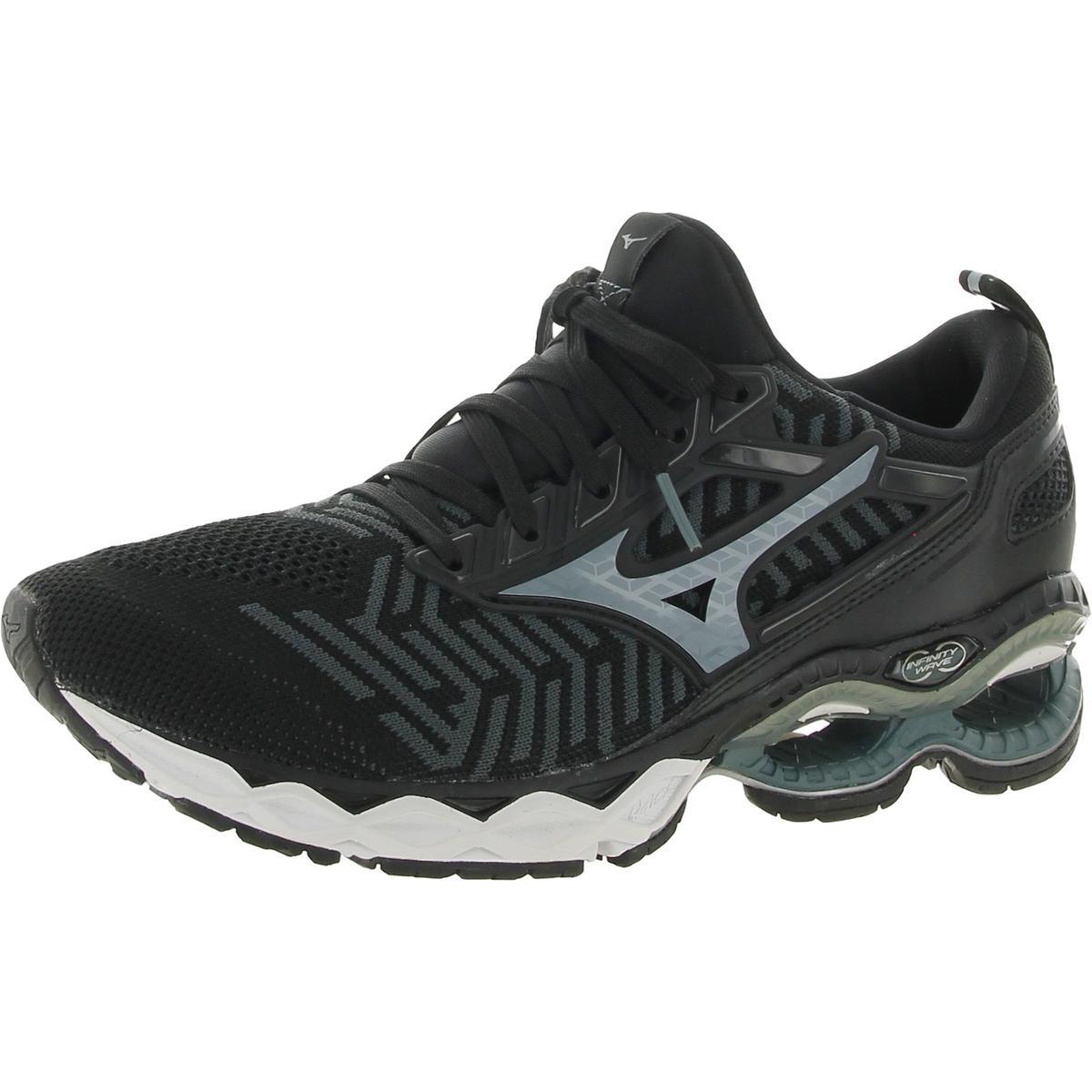 Mizuno Mens Wave Creation Waveknit Fitness Athletic and Training Shoes Bhfo 1794 Black/Grey
