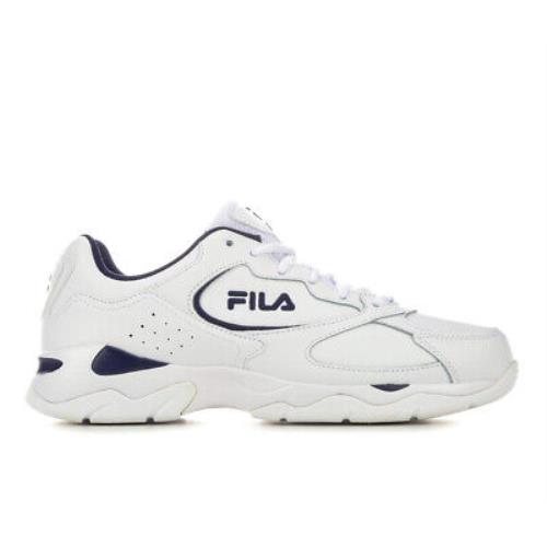 Men`s Fila Tri Runner Training Shoes in White/navy Size 8 White Navy Size 8.0