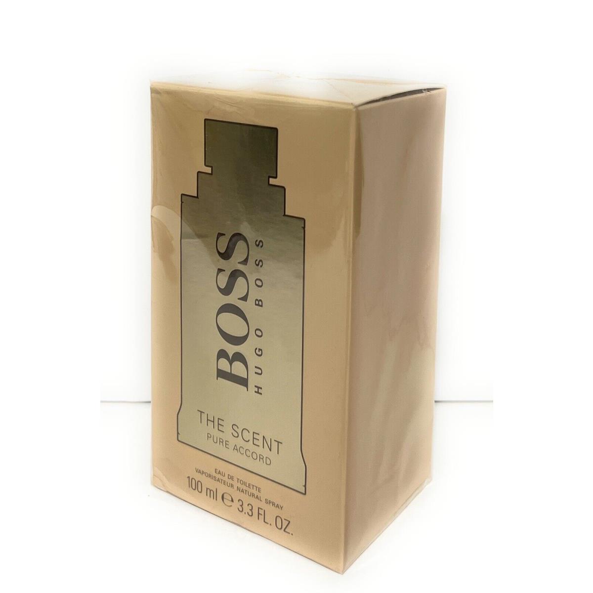 Boss The Scent Pure Accord by Hugo Boss Spray Edt 3.3 Oz/ 100 ml For Men