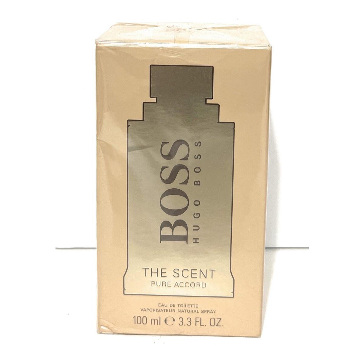 Boss The Scent Pure Accord by Hugo Boss Spray Edt 3.3 Oz/ 100 ml For Men