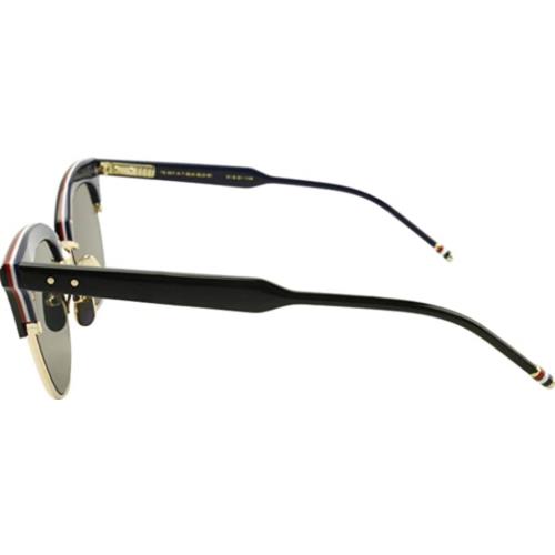 Thom Browne sunglasses  - Black - RWB - 12K Gold Frame, Dark Grey Lens