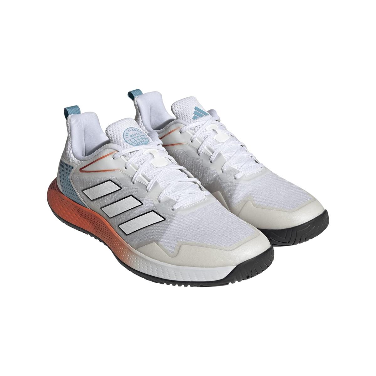 Man`s Sneakers Athletic Shoes Adidas Defiant Speed White/White/Preloved Blue