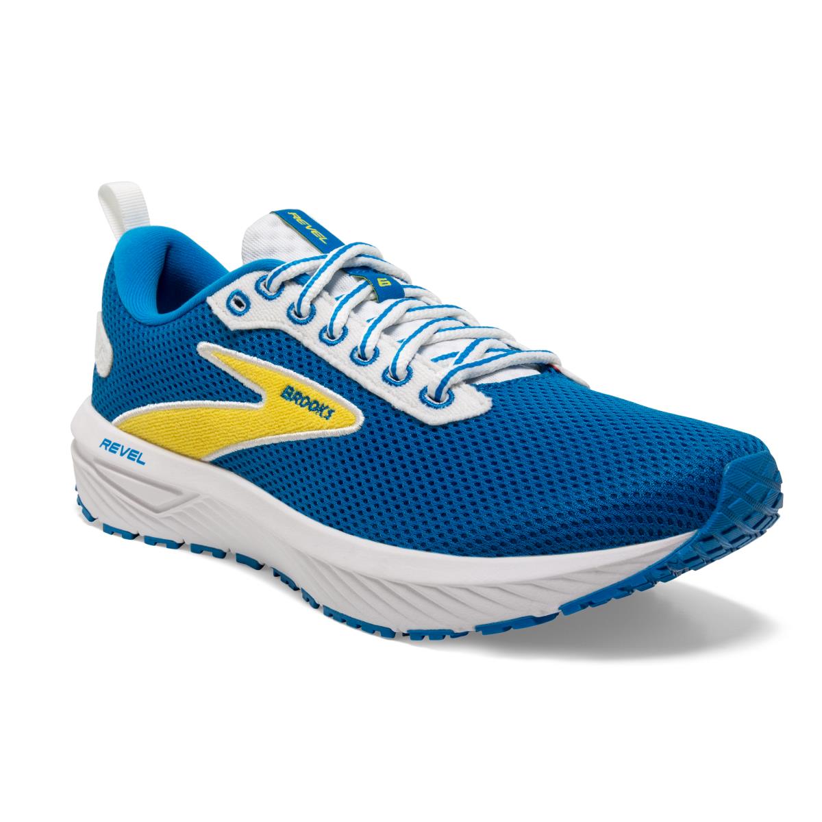 Brooks Revel 6 Men`s Road Running Shoes Blue/Yellow