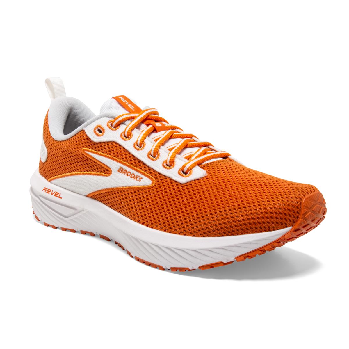 Brooks Revel 6 Men`s Road Running Shoes Orange/White