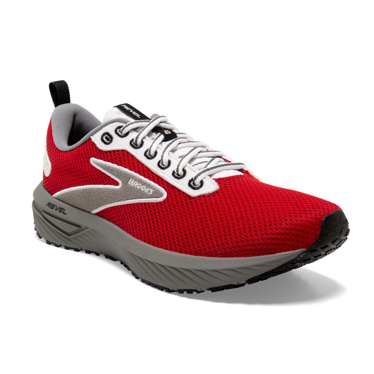 Brooks Revel 6 Men`s Road Running Shoes Red/Grey/White