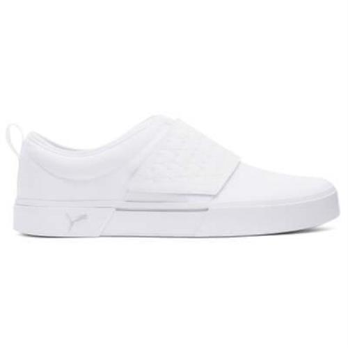 Puma El Rey Ii Logomania Slip On Mens White Sneakers Casual Shoes 38729502