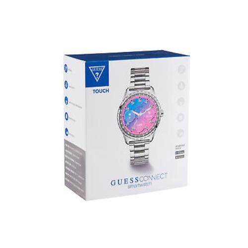 Guess Women`s Connect Smart Watch - Silver