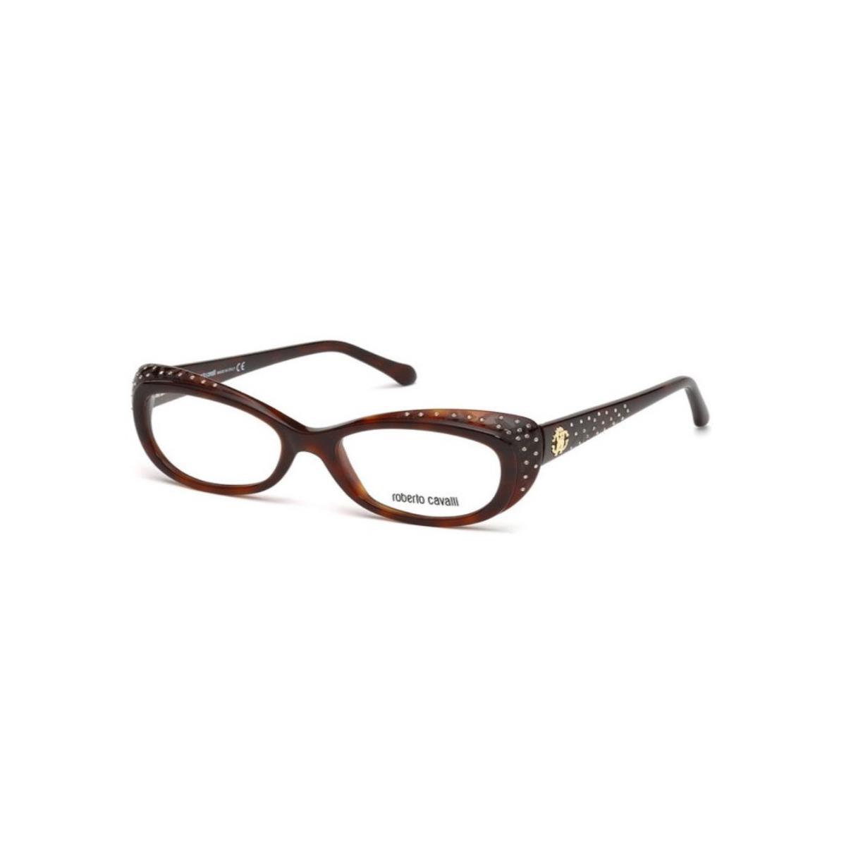 Roberto Cavalli Eyeglasses RC780 052 Havana Full Rim Frame 53MM Rx-able