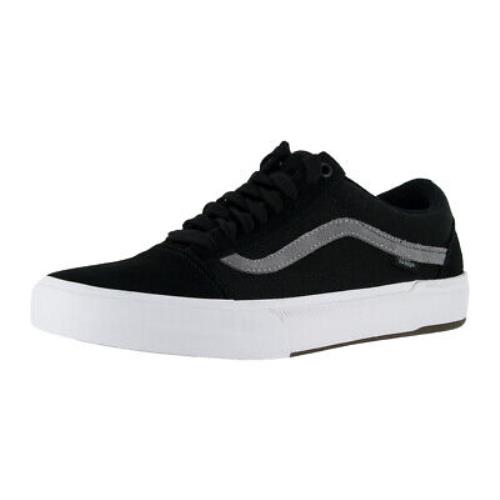 Vans Bmx Old Skool Sneakers Black/grey/white Casual Bike Shoes - Black/Grey/White