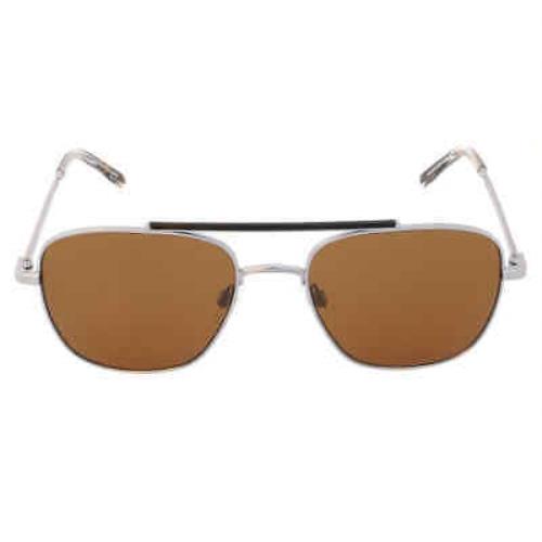 Calvin Klein Brown Navigator Men`s Sunglasses CK21104S 008 54 CK21104S 008 54