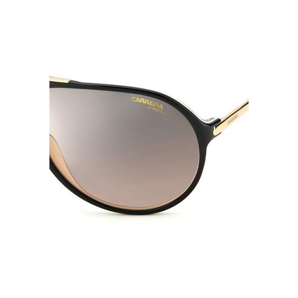 Carrera Hot 65 KDXG4 Black Gold Frame Sunglasses W/case 63mm