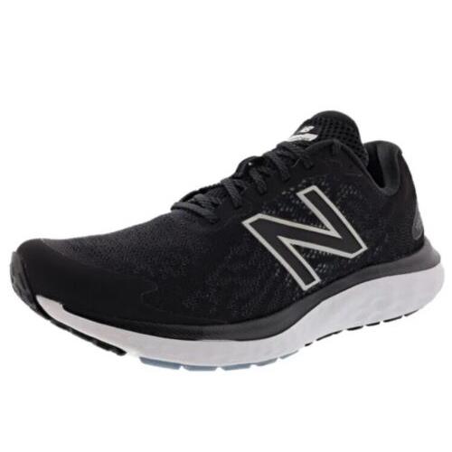 New Balance Fresh Foam 680v7 Men`s Running Shoes Black White Blue Size 10