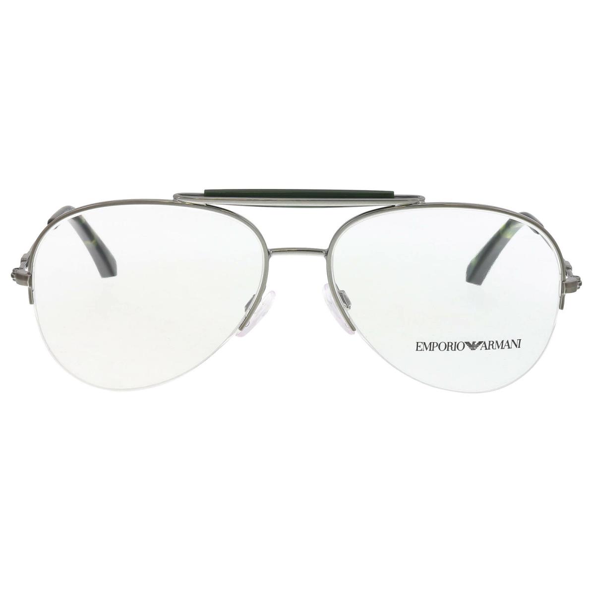 Emporio Armani EA1020 3060 Silver/olive Oval Optical Frames