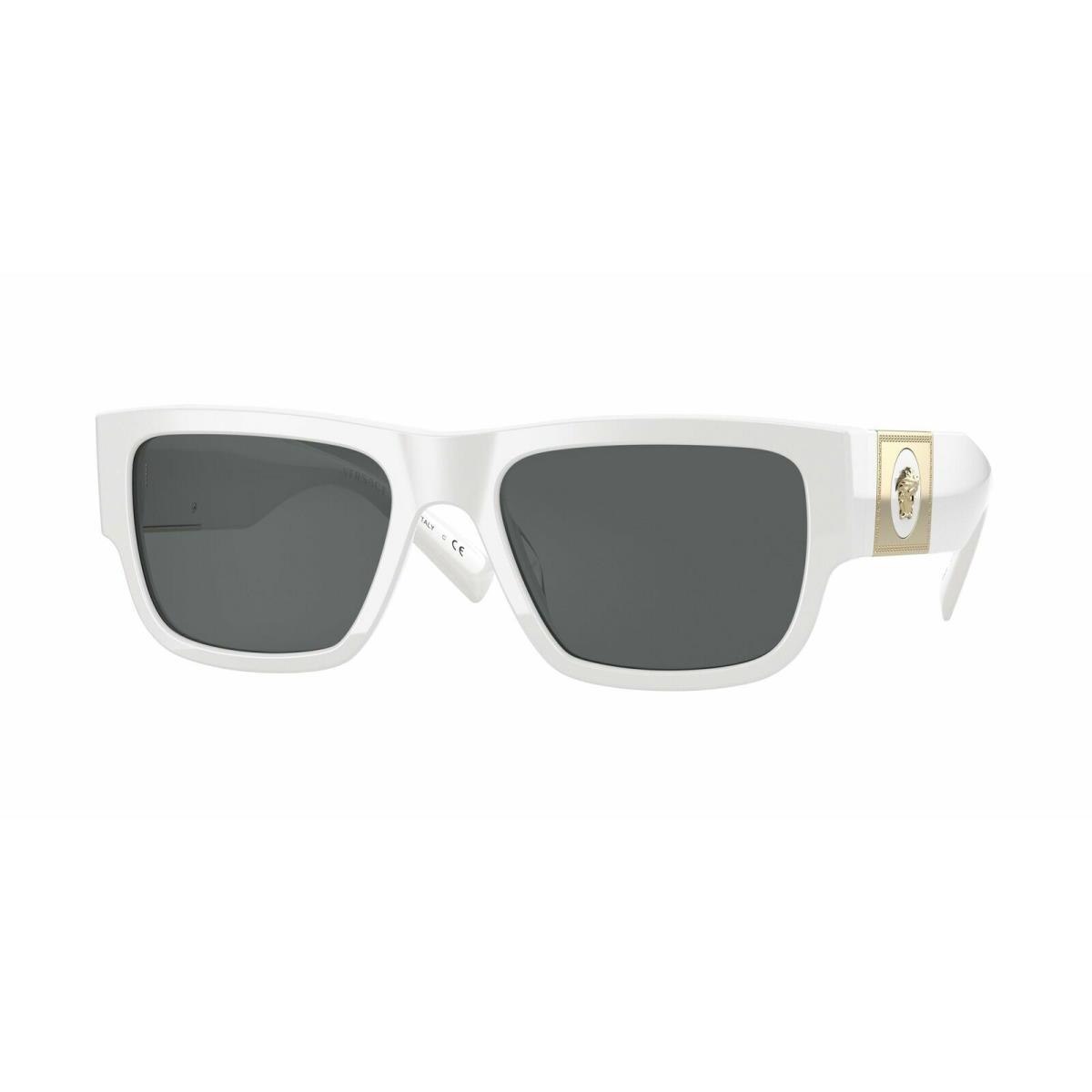 Versace Sunglasses VE4406 314/87 Designer White Frame Gray Lens 56MM