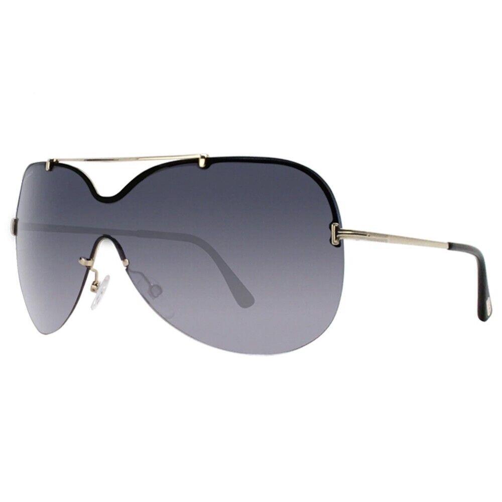 Tom Ford FT0519 28B Ondria Polished Gold / Grey Gradient Sunglasses