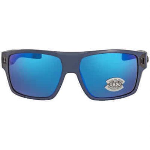 Costa Del Mar Diego Blue Mirror Polarized Glass Men`s Sunglasses Dgo 14 Obmglp - Frame: Blue, Lens: Blue