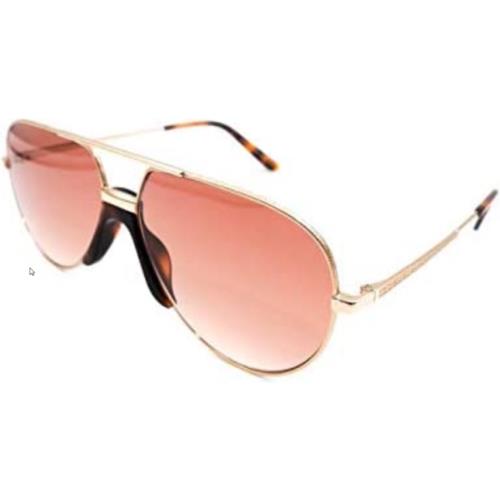 Gucci Sunglasses GG 0432S-002 Gold Aviator/ Brown Gradient 60mm
