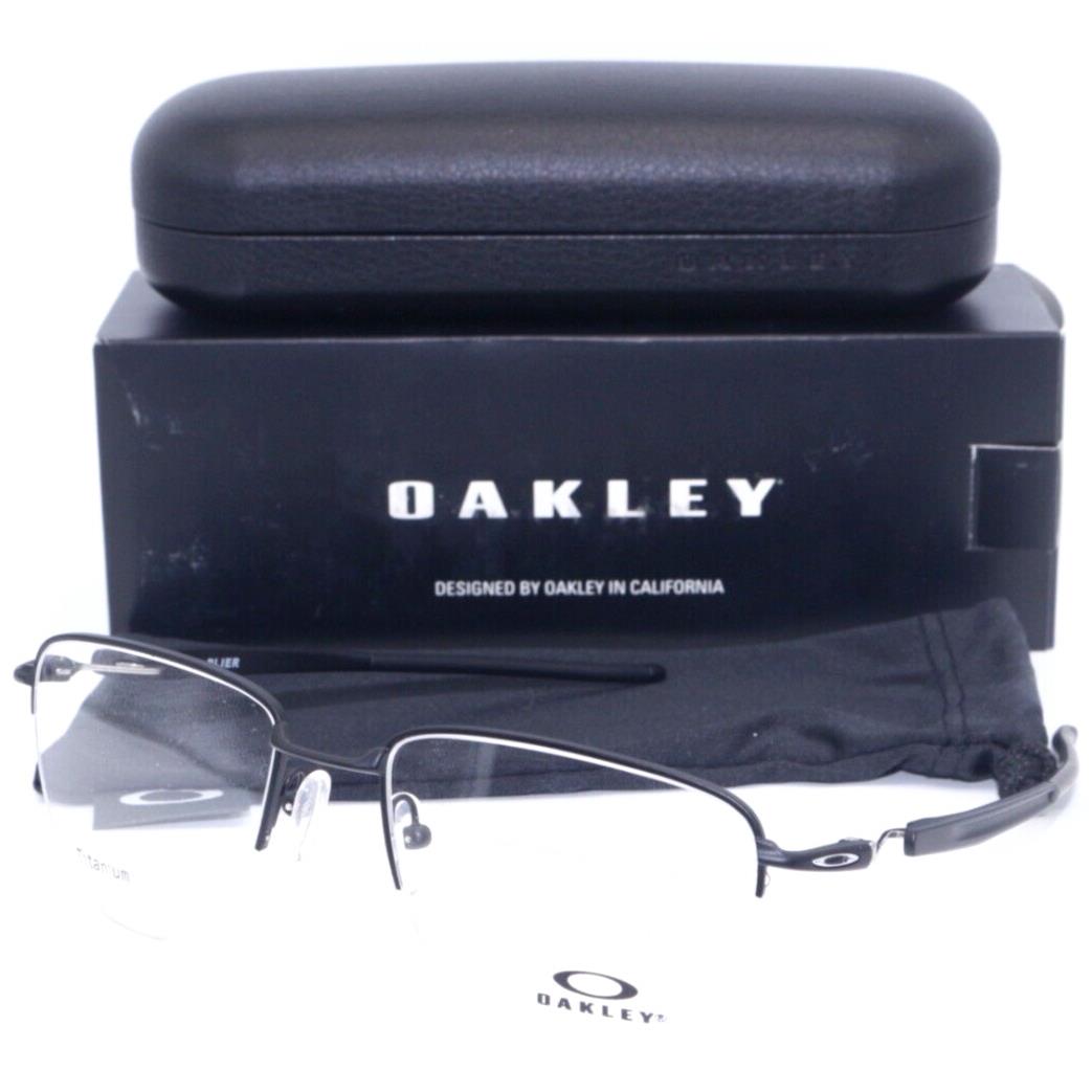 Oakley Plier OX5142-0152 Titanium Satin Black Eyeglasses 52-18