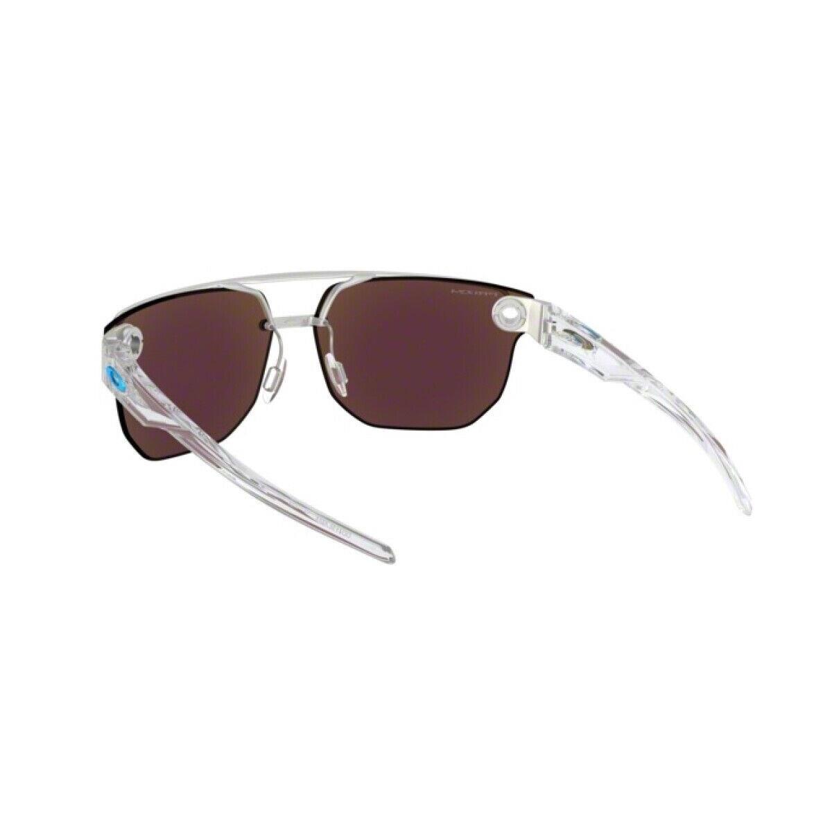 Oakley Sunglasses Chrystl Satin Chrome w Prizm Sapphire OO4136-08 67mm -  Oakley sunglasses - 888392427076 | Fash Brands