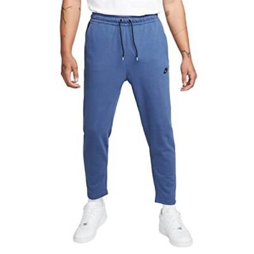 Nike Men`s Sportswear Lightweight Open Hem Pants Blue Sz Medium DM6591-410