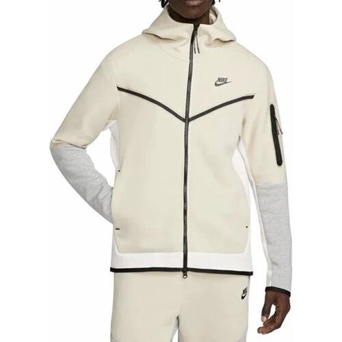 Nike Men 2XL-T. Sportswear Rattan/phantom Tech Fleece Full-zip Hoodie CU4489