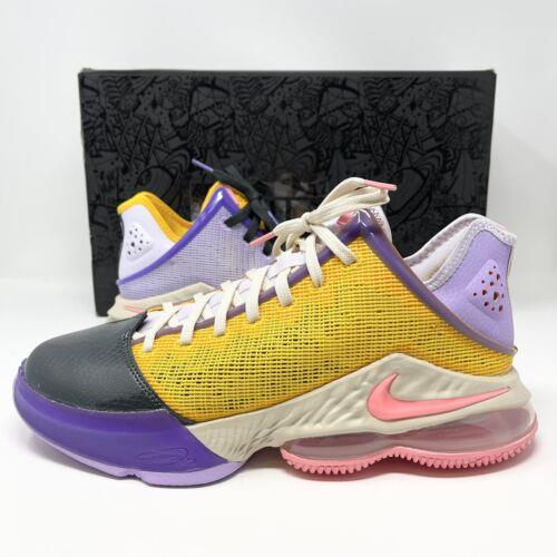 Nike Lebron 19 Low Mismatch Basketball Shoes Lilac Grey Men s 11 DO9829 ...