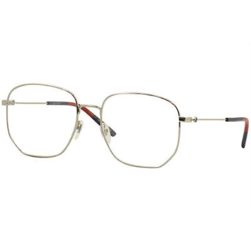 Gucci Women`s Eyeglasses Urban GG0396O GG/0396 003 Silver Optical Frame 56mm